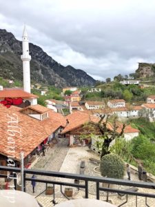 Kruja, vista sul vecchio bazar